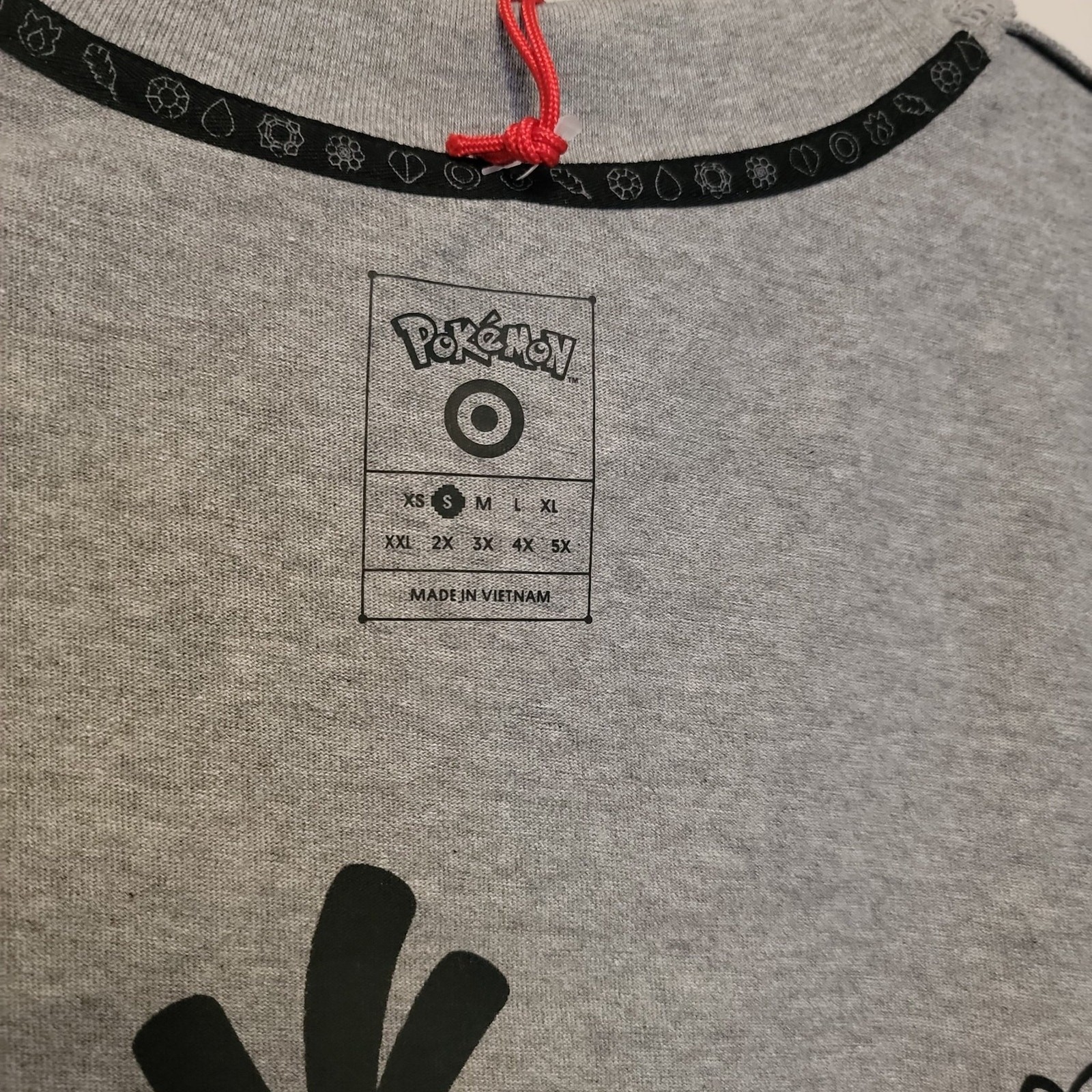 Pokémon x Target Psyduck Adult Trainer Shirt Grey Sz Small