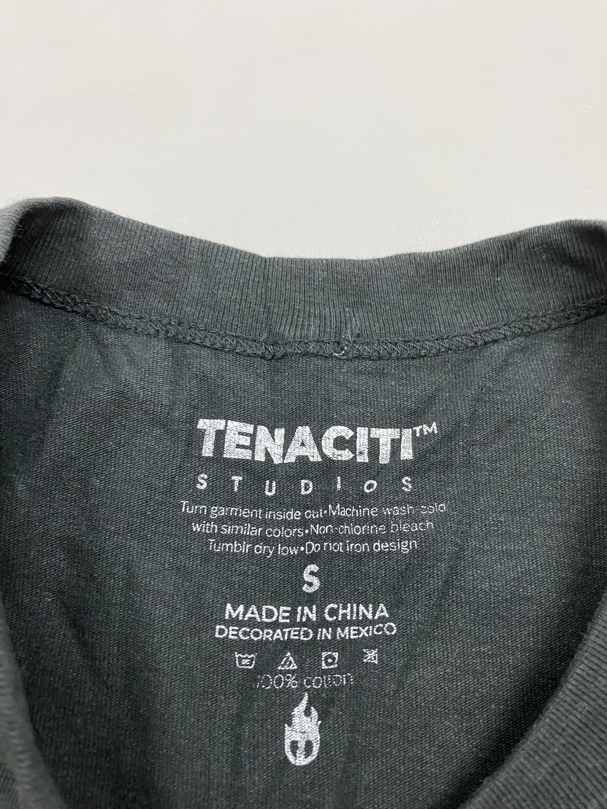 Tenaciti Shirt Mens Small Black Eagle Lightning Graphic Tee Motivational Tagless