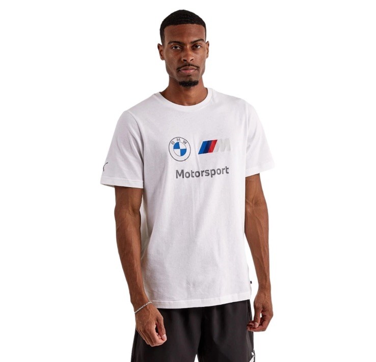Puma BMW Motorsport MMS Essential Racer Logo T Shirt Men’s Size Medium