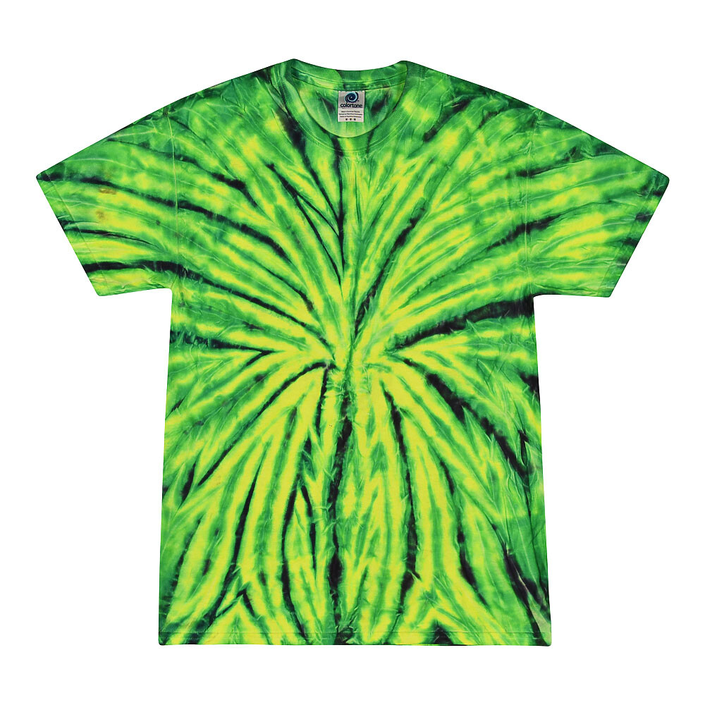Tie Dye T-Shirts Multi-Color Adult XL 100% Cotton Colortone