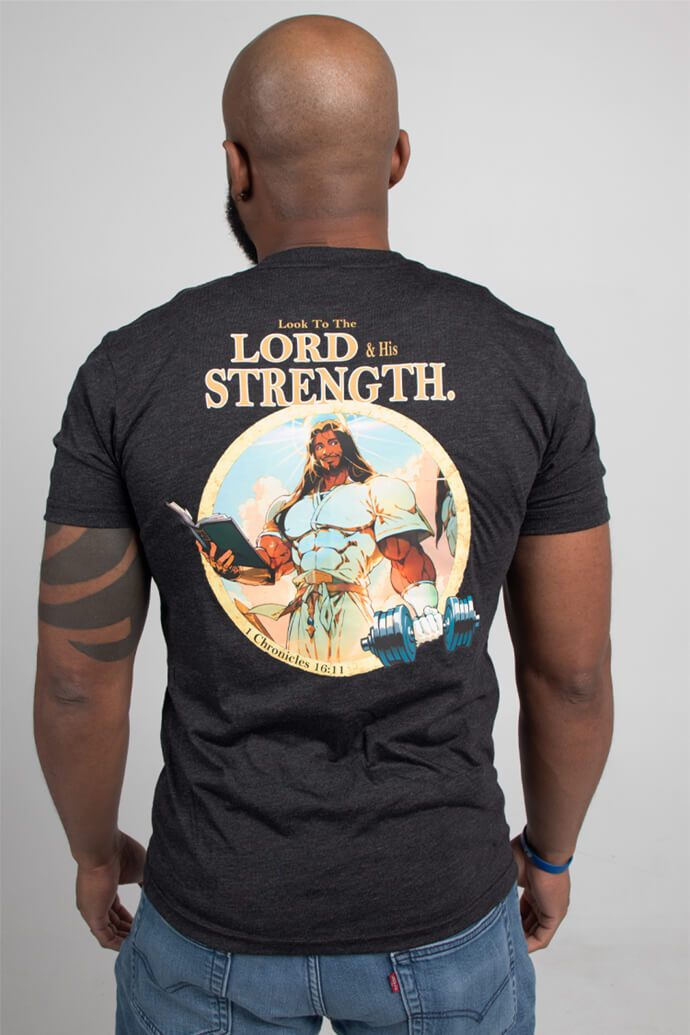 Iron Gods Buff Jesus Gym Shirt, Gym Tee, Pump Cover, Christian Clothing, Gym