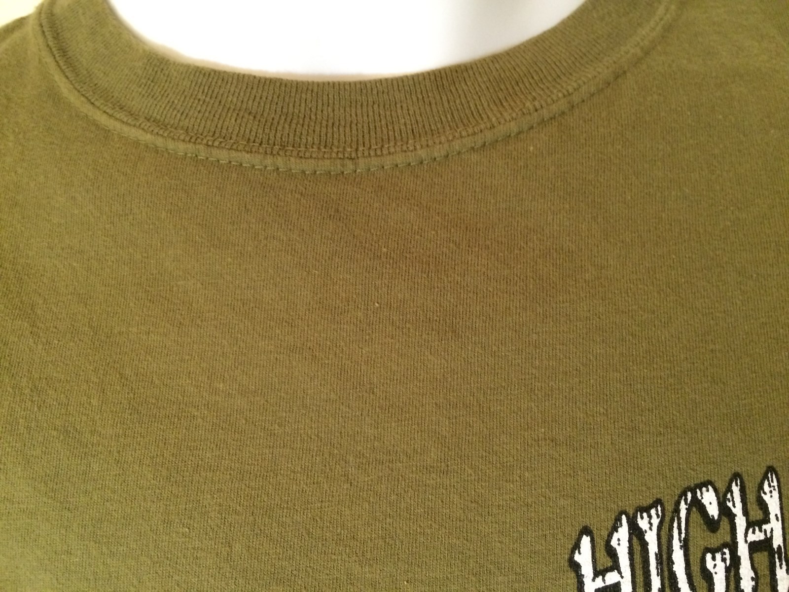 T-SHIRT S 94% Cotton GREEN- HIGH TIDES SNACK JACK FLAGLER BEACH, FL e