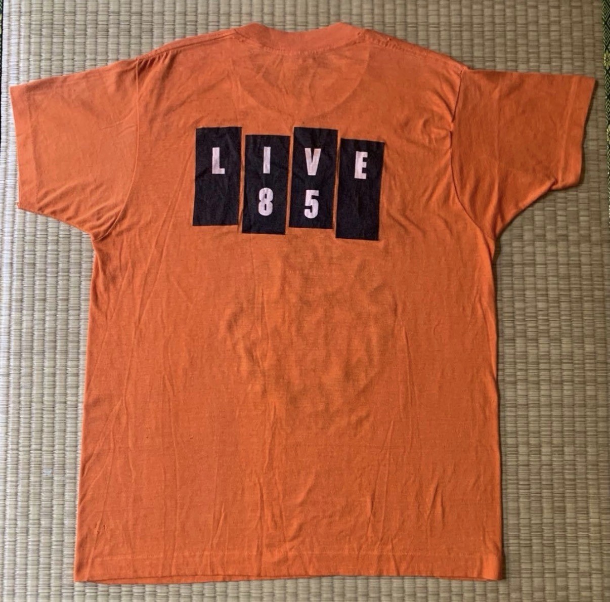 Black Flag 1985 Loose Nut Tour Tee Raymond Pettibon Vintage M Orange