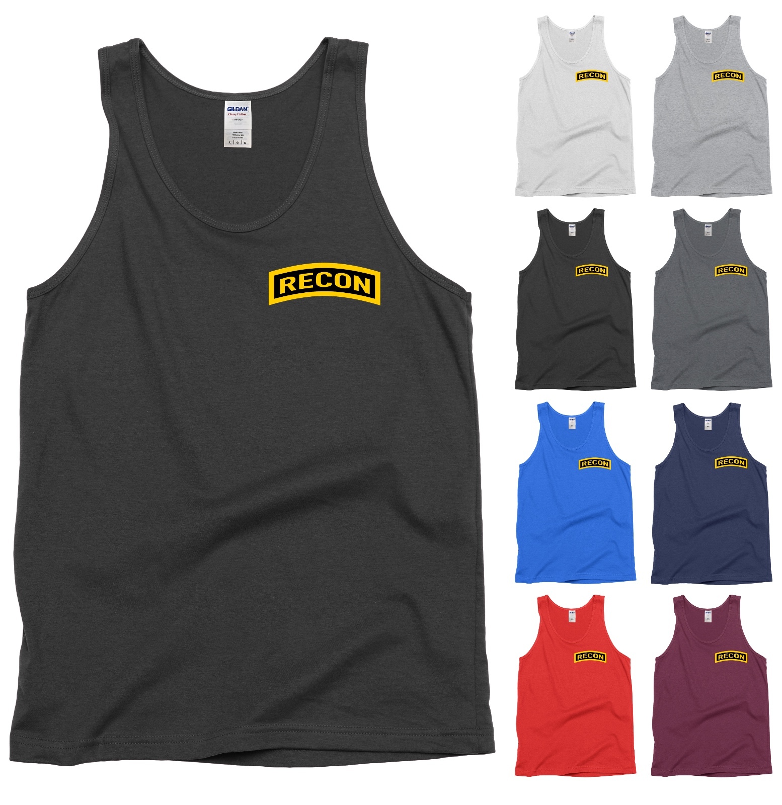 US Army RECON Tab Tank Top Infantry Shirt – NEW