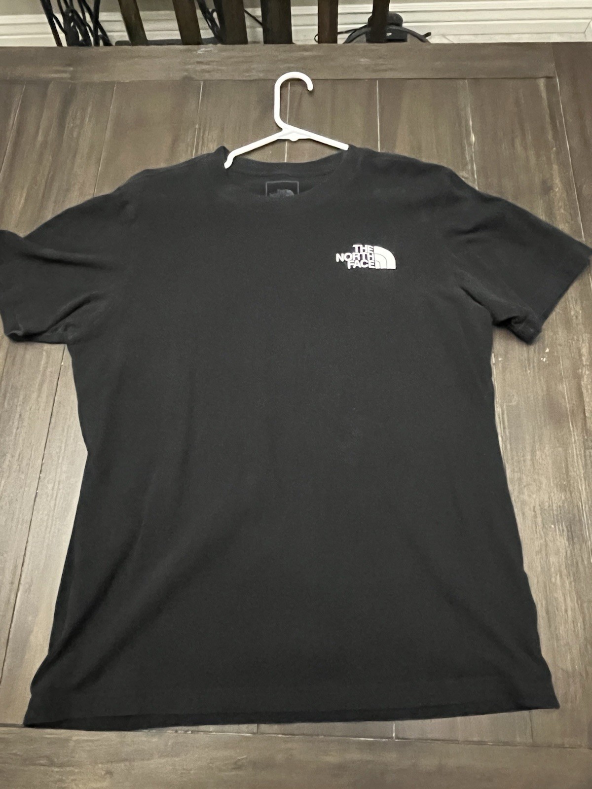 The North Face Black T-Shirt Logo Never Stop Exploring Size Large