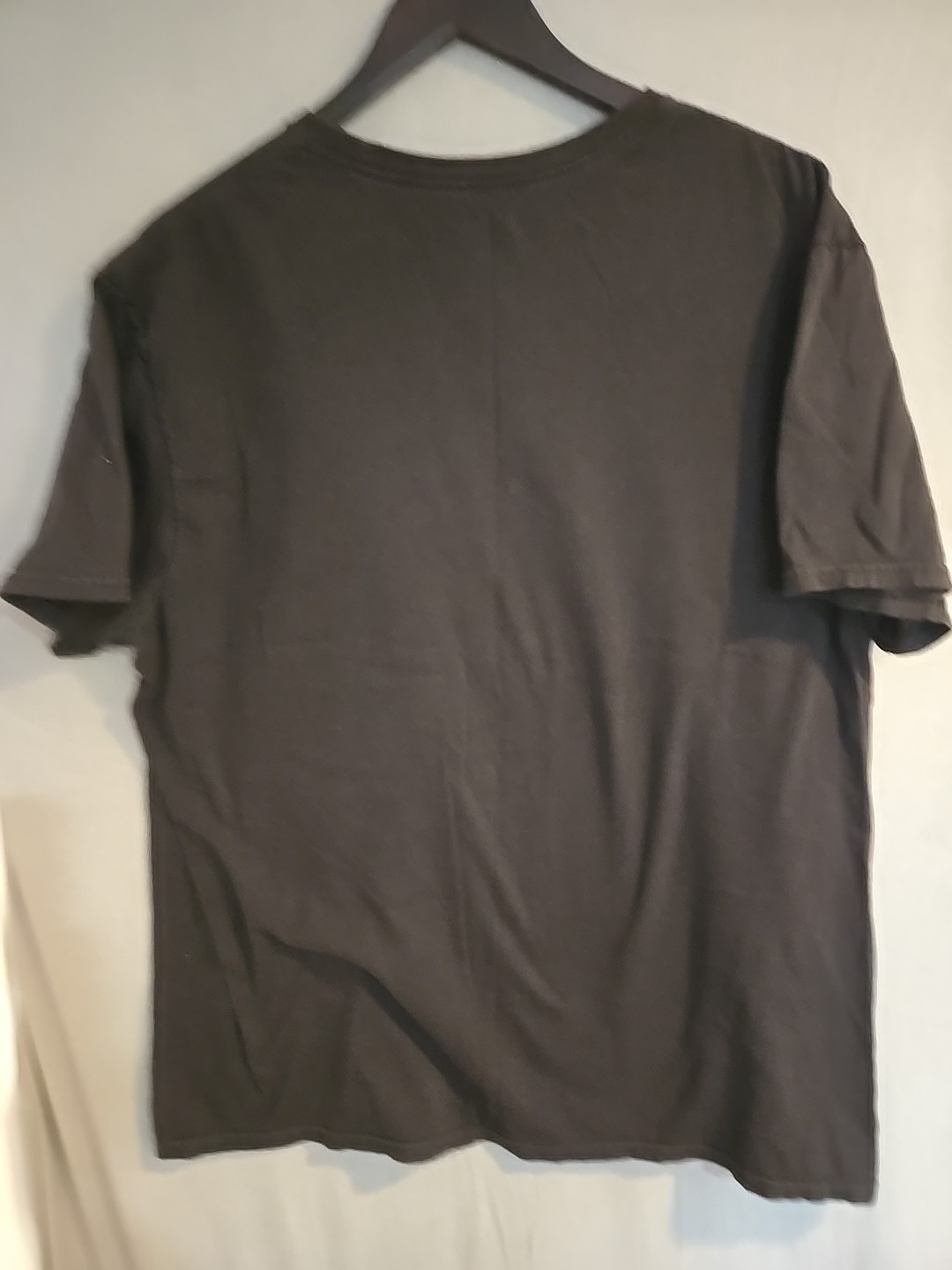 Naruto Uzumaki Black Front Print T-shirt (Size XL)