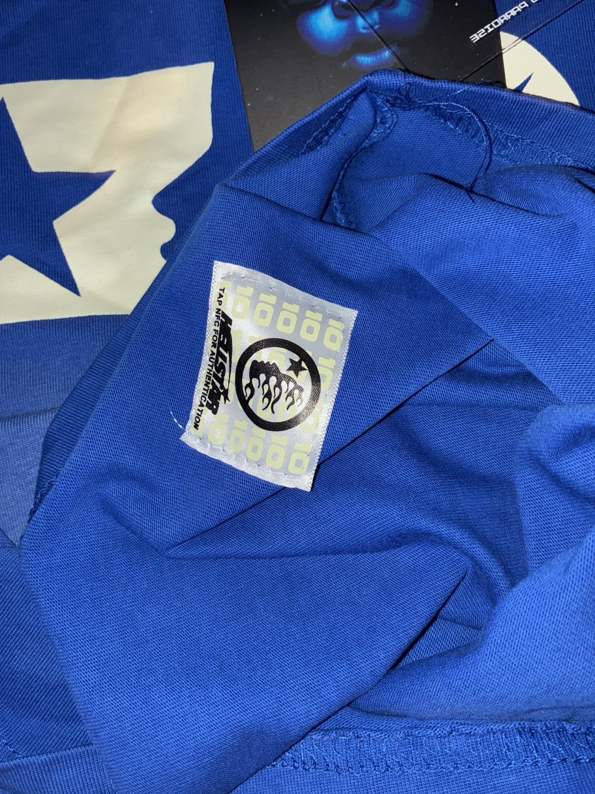 Hellstar Capsule 10 Blue Graphic Logo Crew Neck Short Sleeve T-Shirt Men S