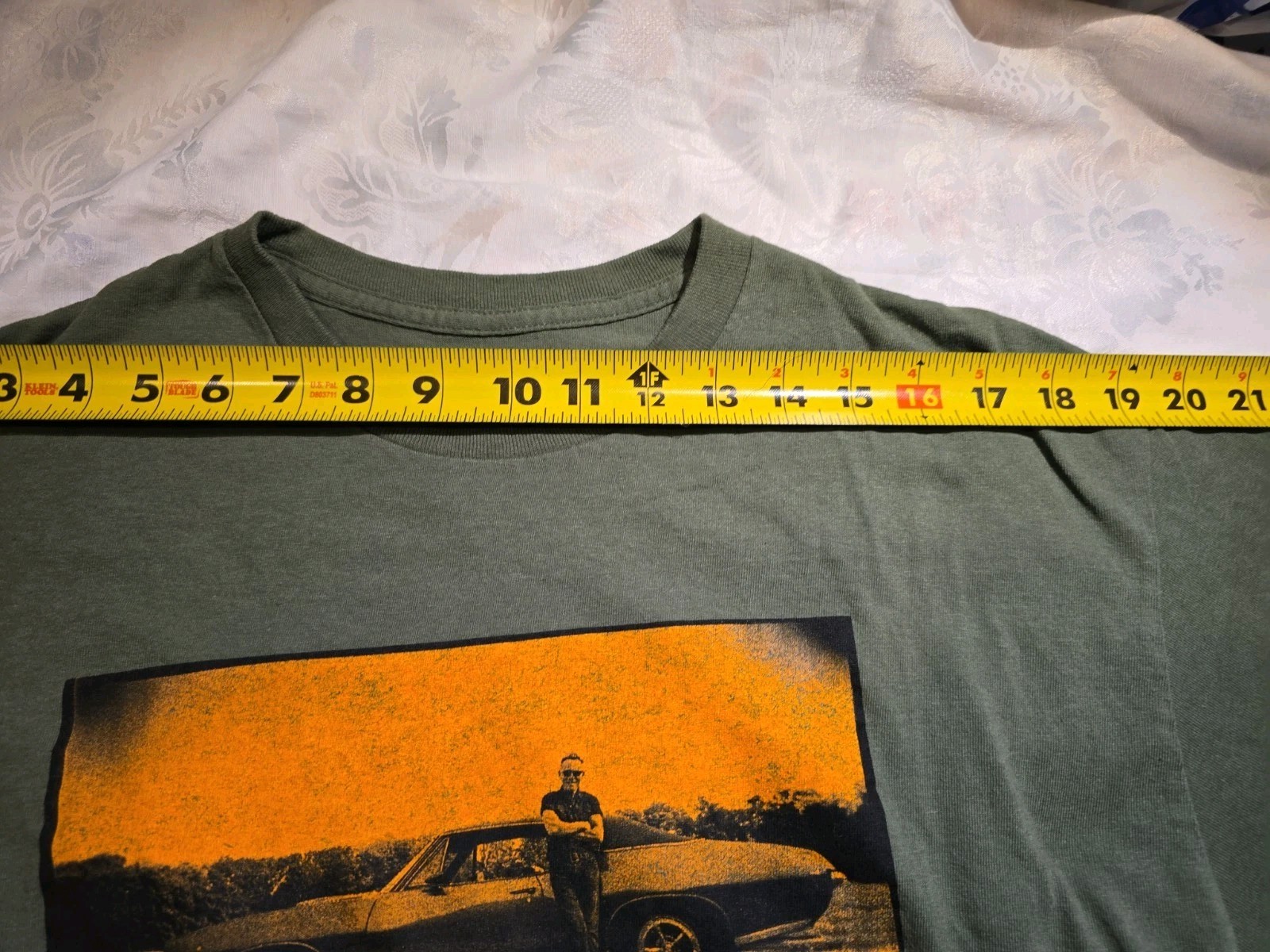 Bruce Springsteen & The E Street Band Tour 2023 Concert Car Green T-Shirt SZ L