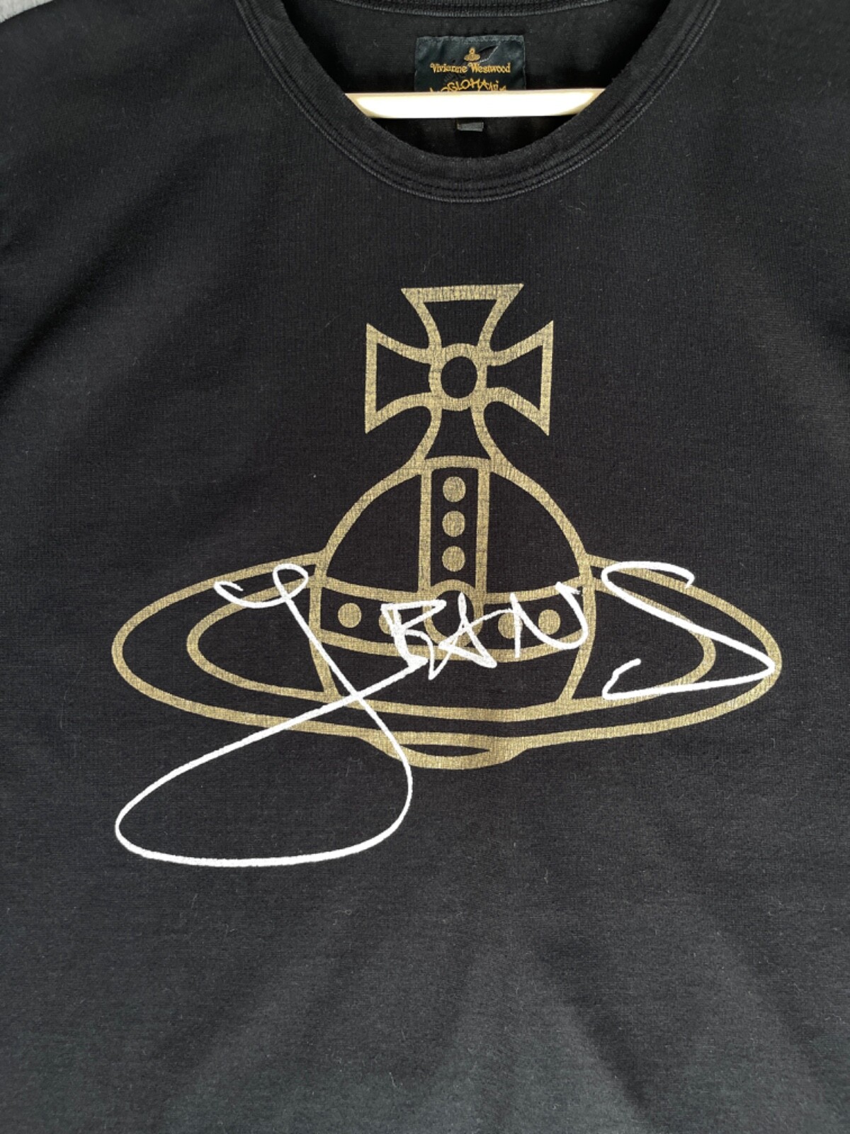 Vintage Luxury T-Shirt Vivienne Westwood Anglomania Big Logo Size XL