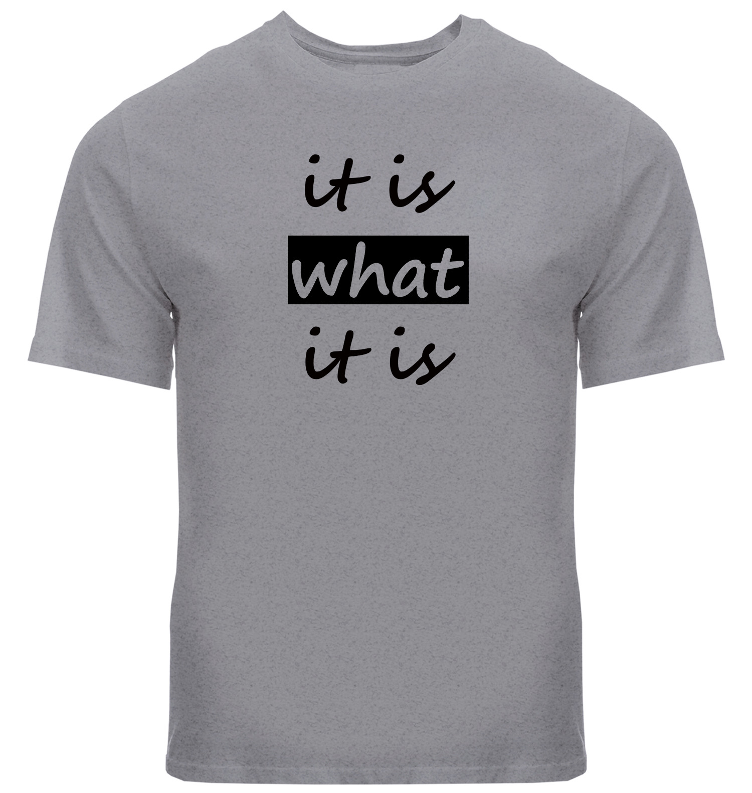 its is what it is Tee Shirts Sarcastic T-Shirt Funny Humor Inspirational Slogan