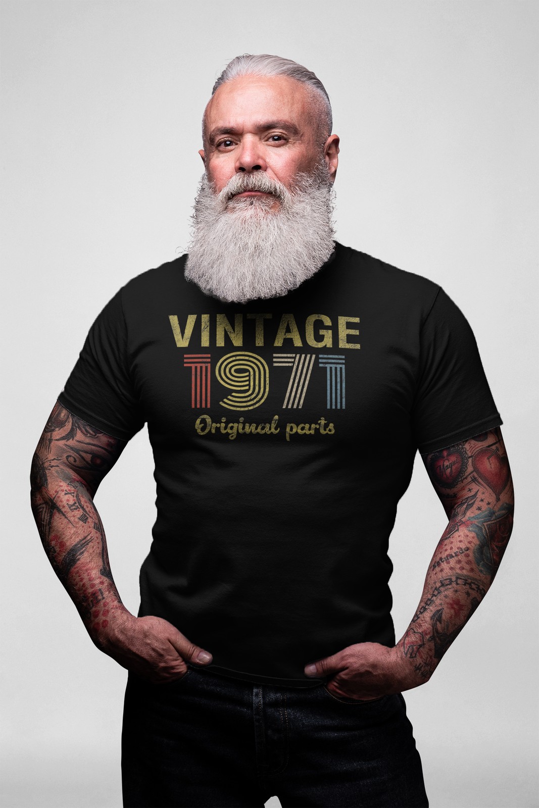 55th Birthday Gift Shirt For Men – 1971 Retro Birthday – 001