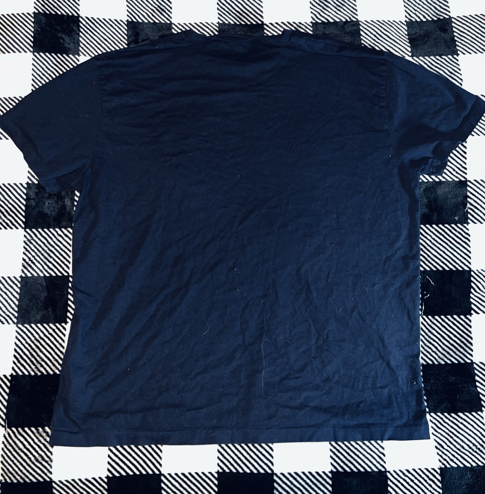 Polo Ralph Lauren Navy Black Short Sleeve Cotton Red Horse Logo Men’s T-Shirt L