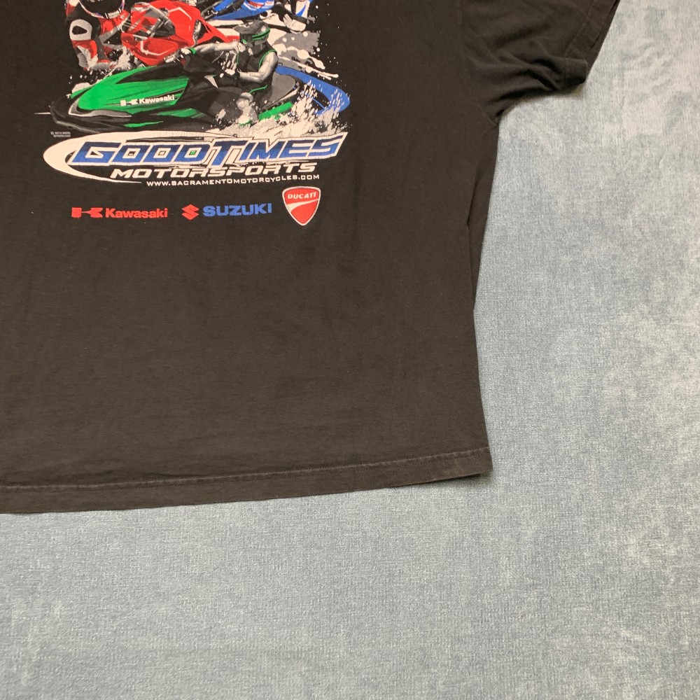 Alstyle Apparel & Activewear Good Times Motorsport T Shirt Men 2XL Black Graphic