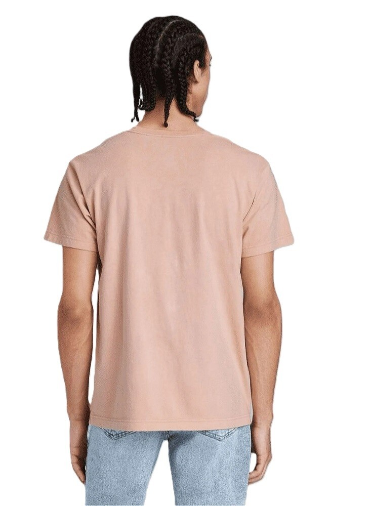 Original Use Apricot Brown SS Crewneck Cotton T-Shirt — Size Medium 38/40