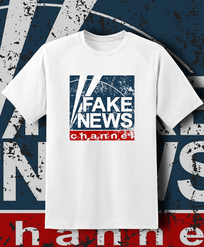 Fake News Channel Shirt – Adult & Youth sizes up to 6XL Fast Ship!!
