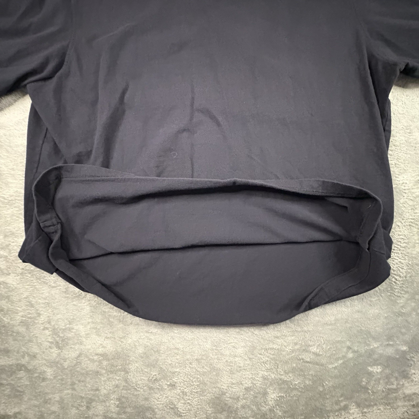 Lands’ End Men’s 2XL Black Cotton T Shirt SEE DESCRIPTION