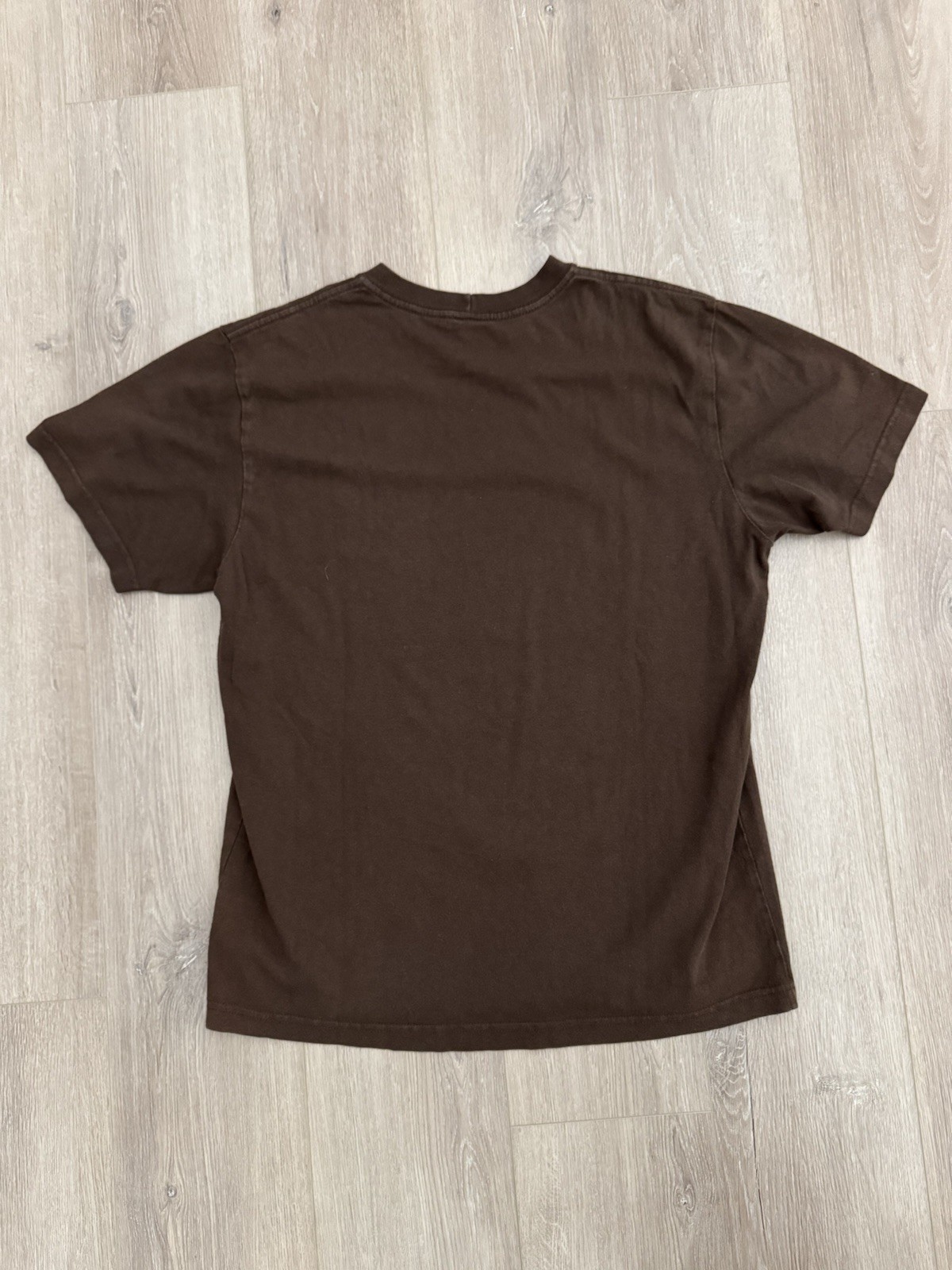 Filson Pioneer Sportsman Tee M Coffee Brown Canoe Fishing Graphic Shirt USA