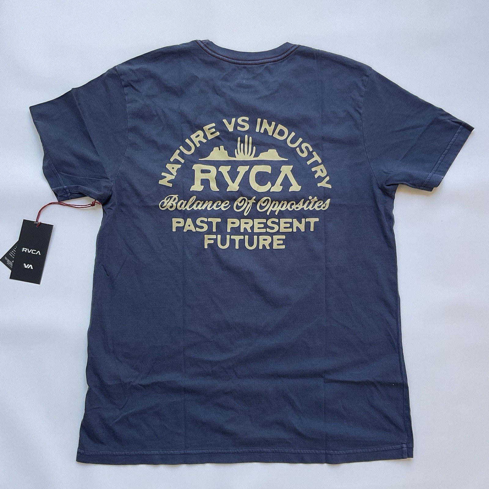 $32 RVCA Men’s Plein View T-Shirt Short Sleeves Slim Fit Size L