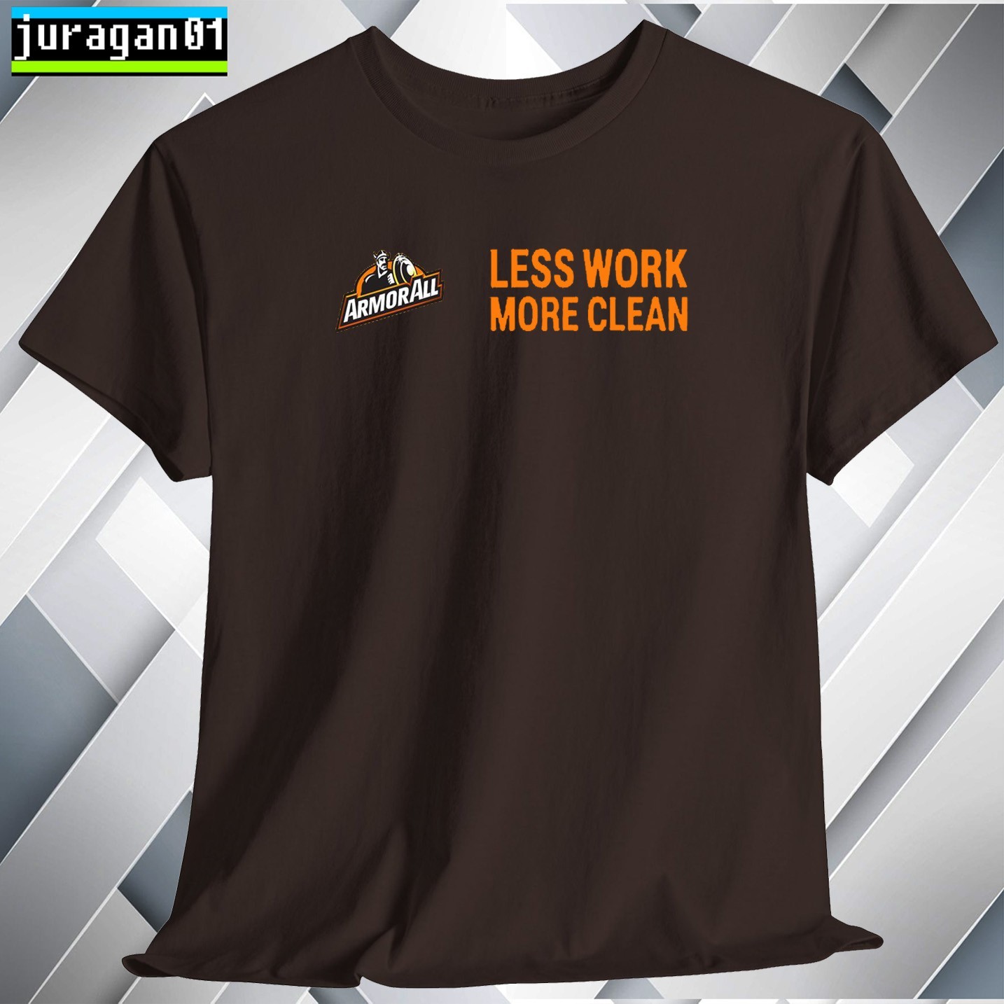 Armor All Car Care T-Shirt Logo Black/Gray/Blue/Red/White S to 5XL Made in USA