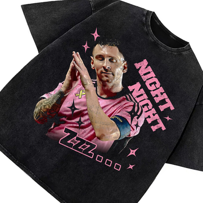 Lionel Messi Night Night Celebration Celly Greatest Of All Time GOAT T-Shirt