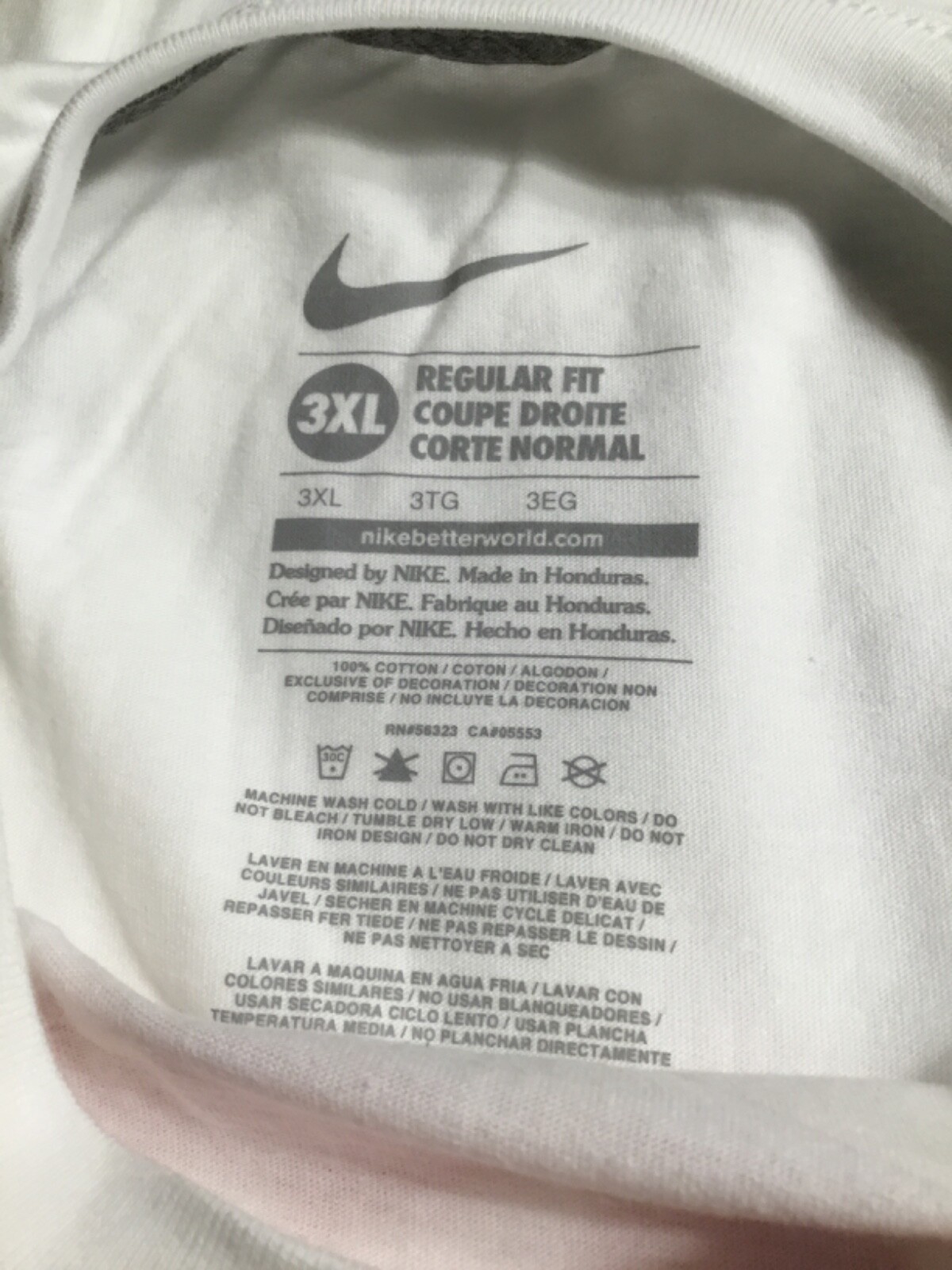Ohio State Buckeyes “GO BUCKS w/Logo” White NIKE 3x Short Sleeve T-Shirt NWT