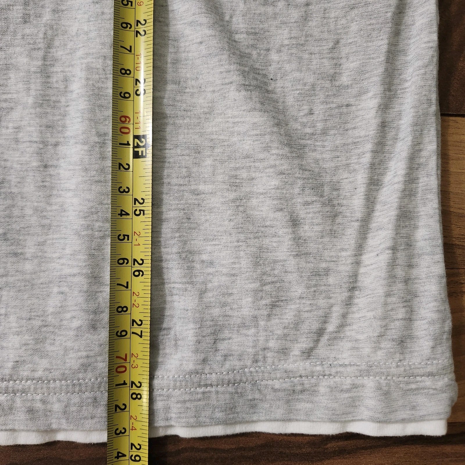 Fedeli Italy Men’s Duo Cotton Jersey Mèlange T-shirt Grey/White Size XXL