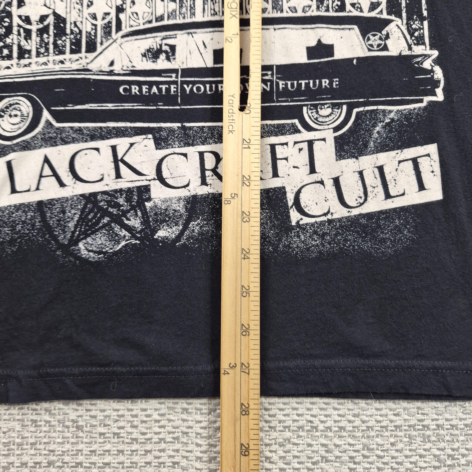 Blackcraft Cult Shirt Mens Medium Black Dead Inside Hearse Graphic Tee Gothic