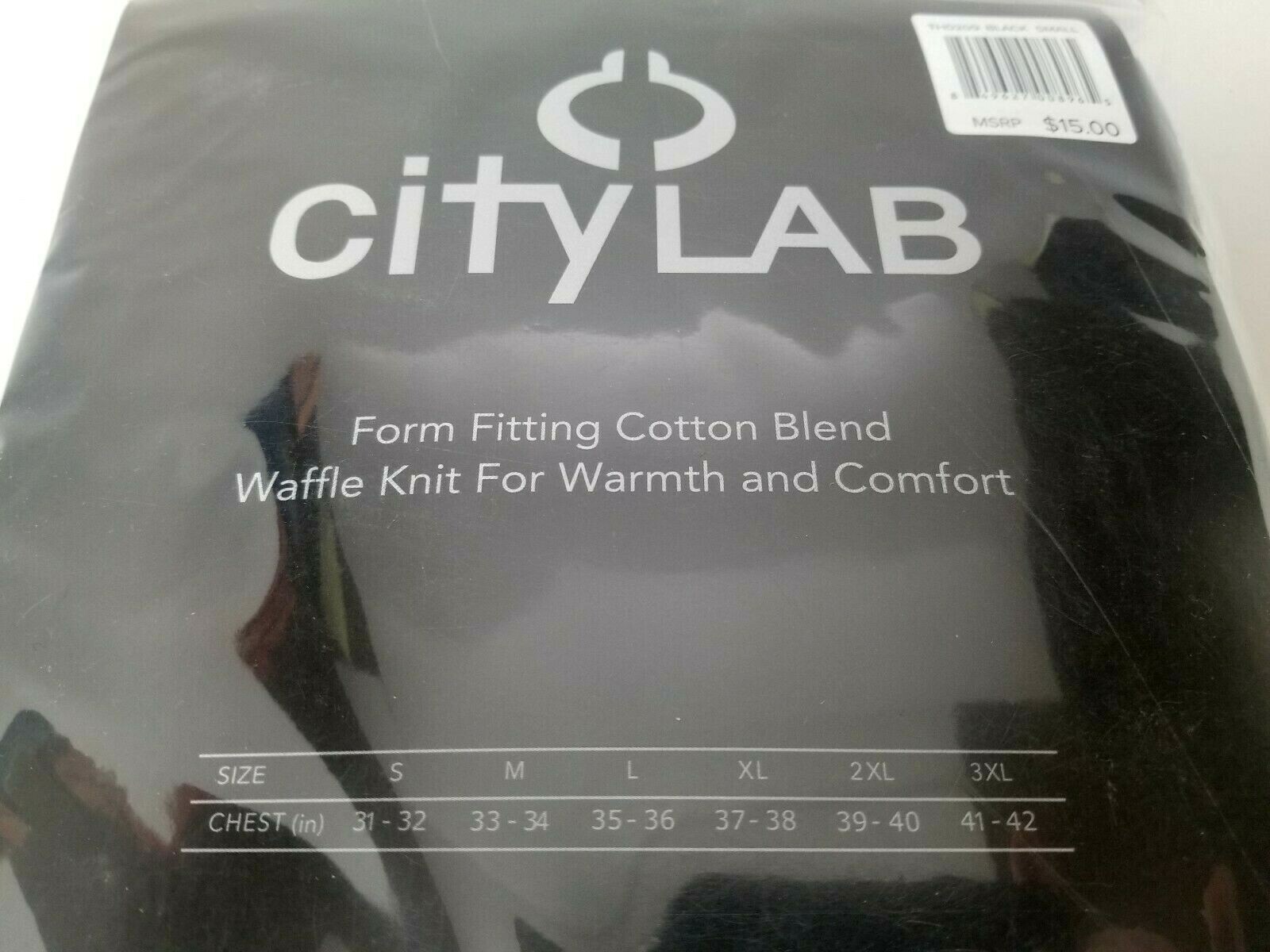 New Men’s CityLAB Fitted Thermal Crewneck Shirt Select Color & Size