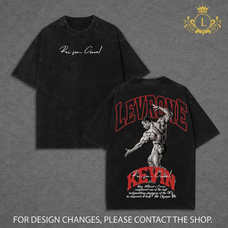 Kevin Levrone Vintage Gym Bodybuilding Workout Tee Shirt Regular