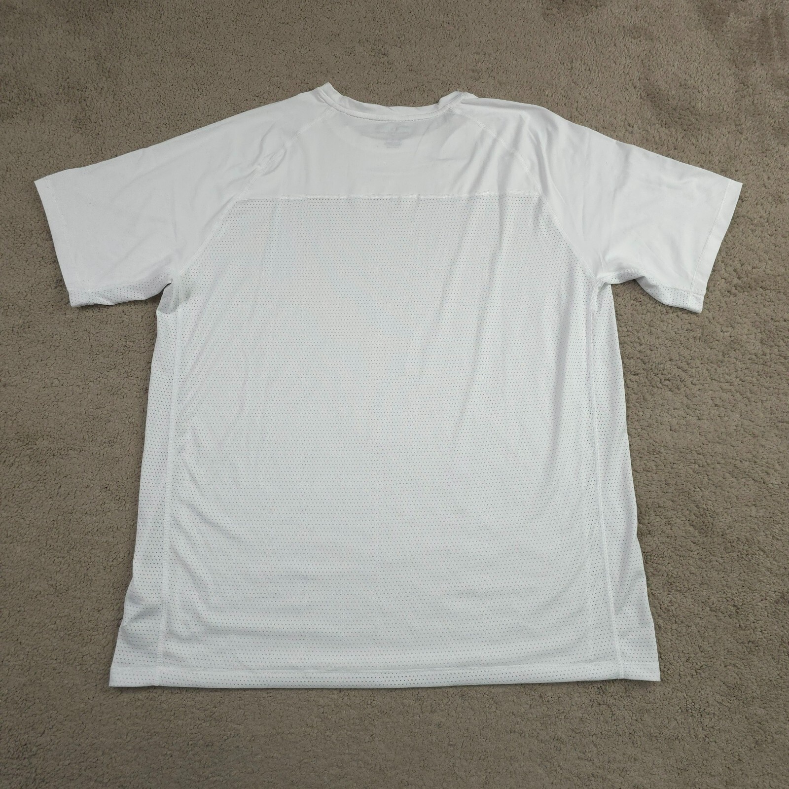 Champion Authentic Athletic Wear Men Crew Neck Short Sleeves T-Shirt XL White