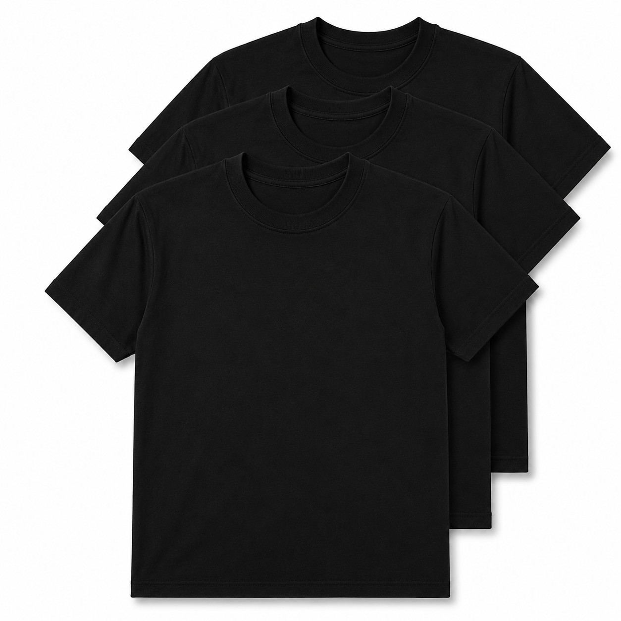 Gildan Heavy Cotton 5000 T-Shirt 3 & 5 Pack Men’s Plain Crew Neck Cotton Tee