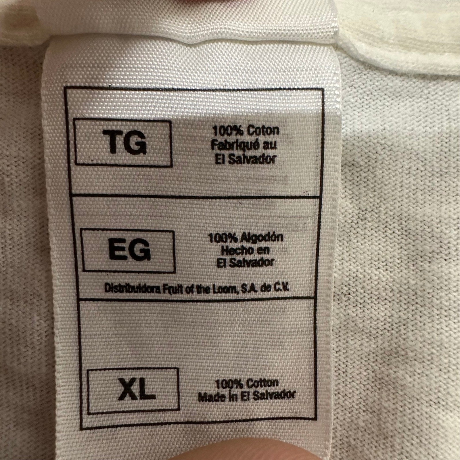 Fruit of the Loom T-shirt Mens XL White Bruce Springsteen Magic Tour Graphic Tee