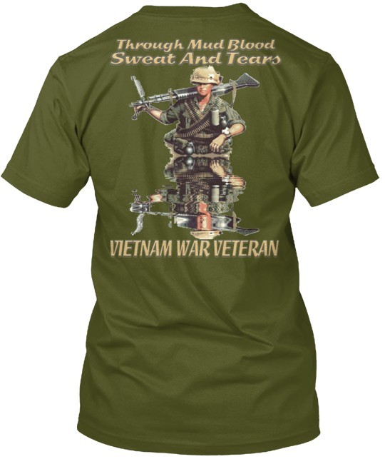 VETERAN VIETNAM T-Shirt Made in the USA Size S to 5XL
