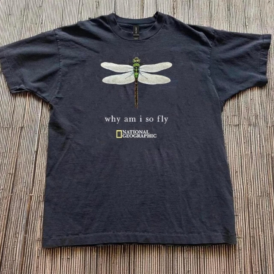 National Geographic Why Am I So Fly Dragonfly T-Shirt S-5XL
