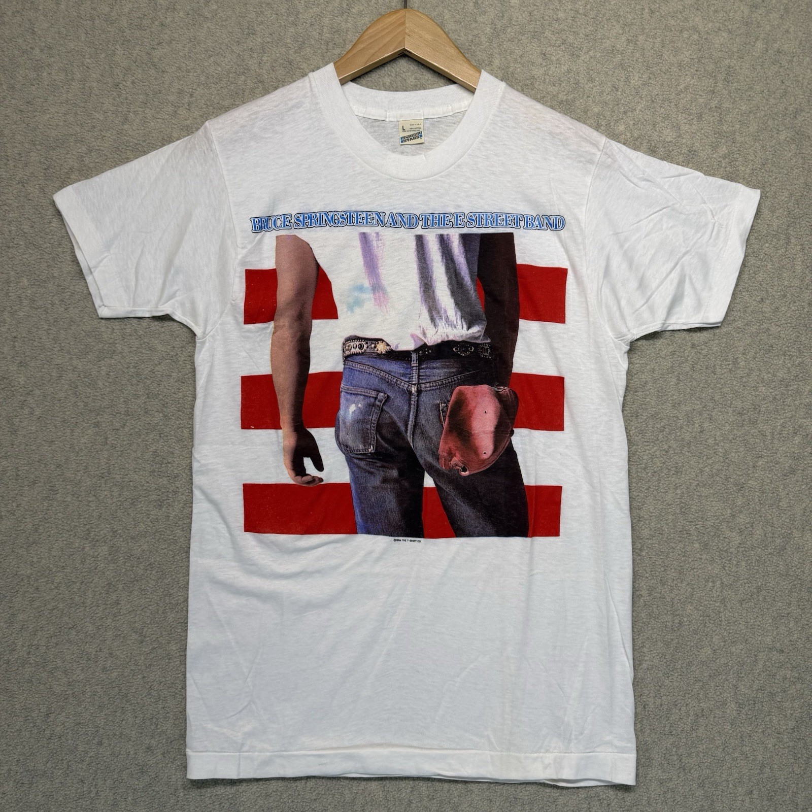 Vintage 1985 Bruce Springsteen Born In The U.S.A. Tour T Shirt Large