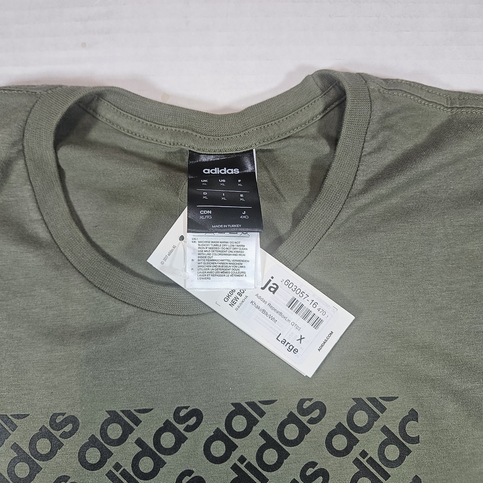 BNWT Adidas XL Green Tshirt