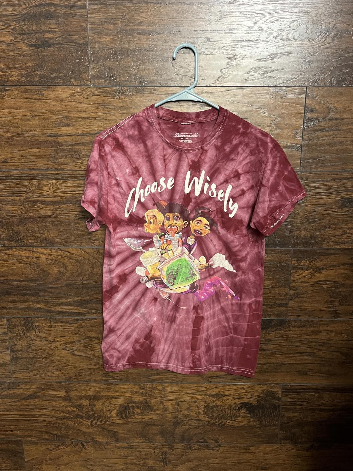J Cole Choose Wisely Rare Tie Dye Dreamville Shirt -S