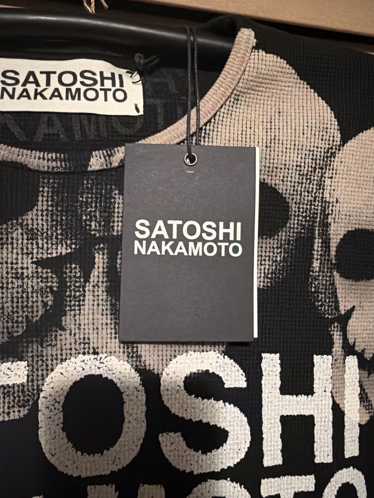 Satoshi Nakamoto “Lost Boys” Thermal Black XXL