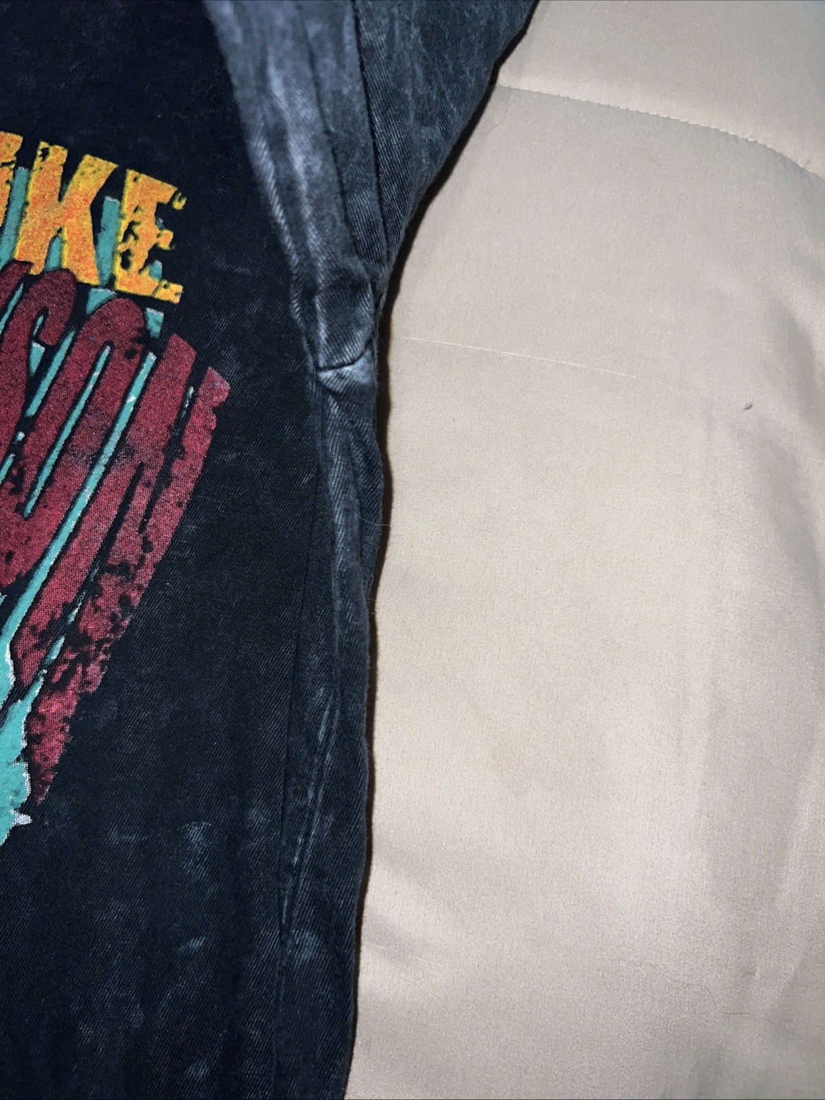 Black Marble Iron Mike Tyson Short Sleeve T-shirt Size S