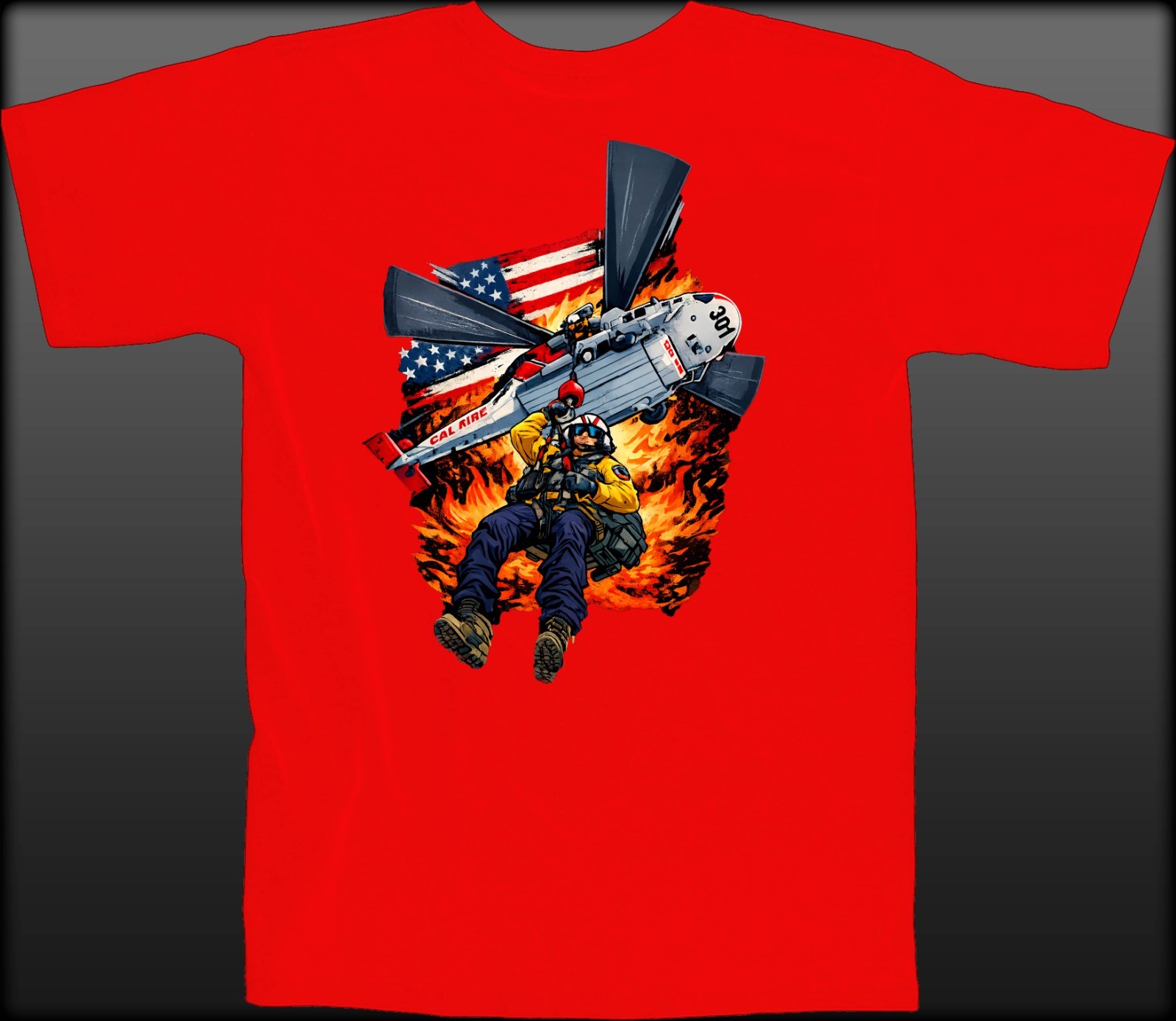S-70i CAL FIRE Hoist Tshirt
