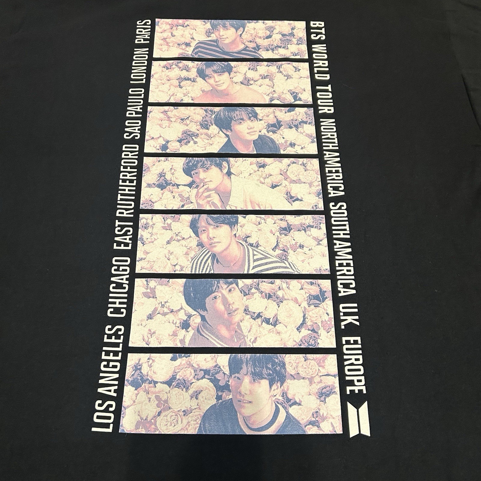 Bts Love Yourself Tour Large L Mens Music Concert K Pop T-Shirt
