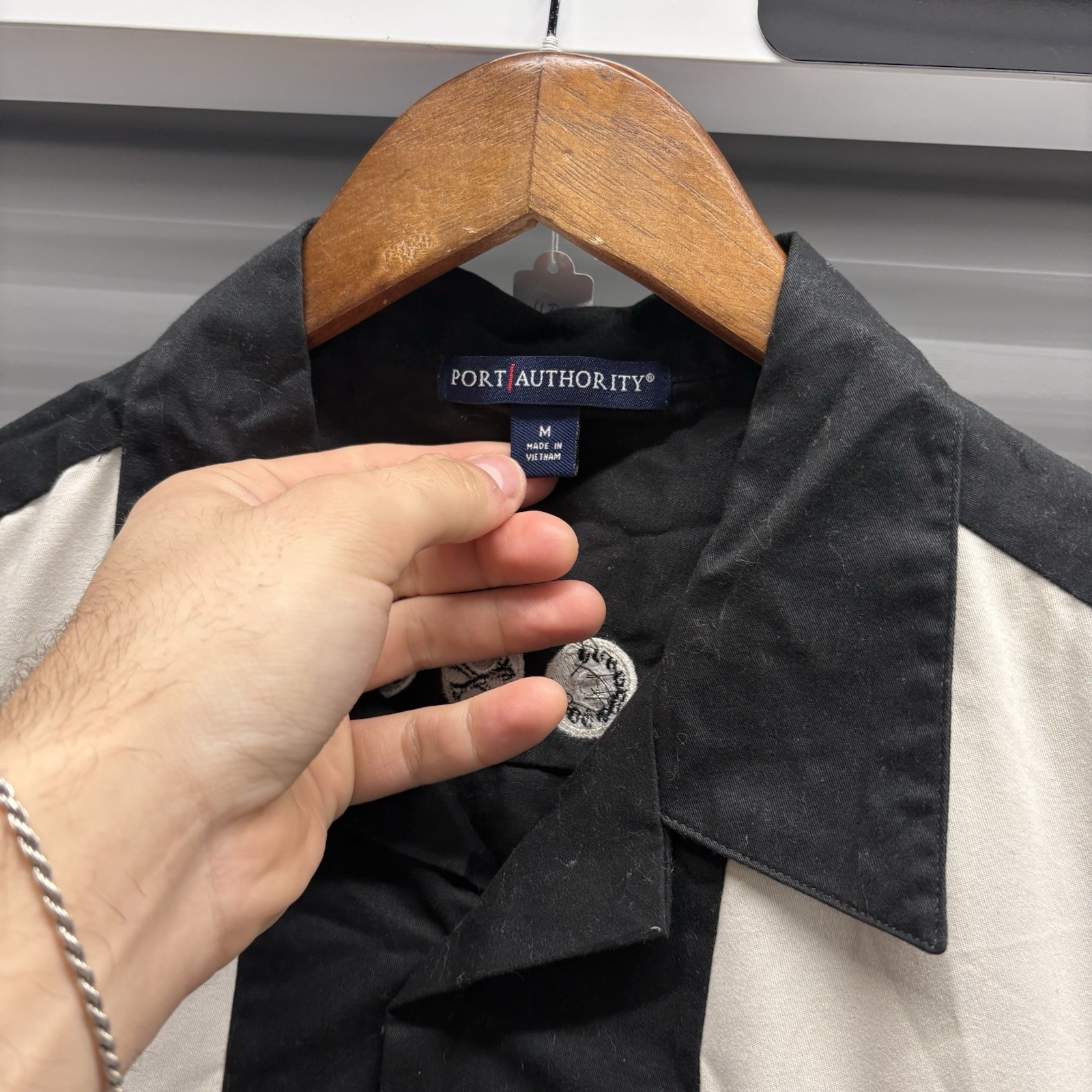 Vintage Y2K Def Con Shirt Size M Computer Hacker Las Vegas Convention Button Up