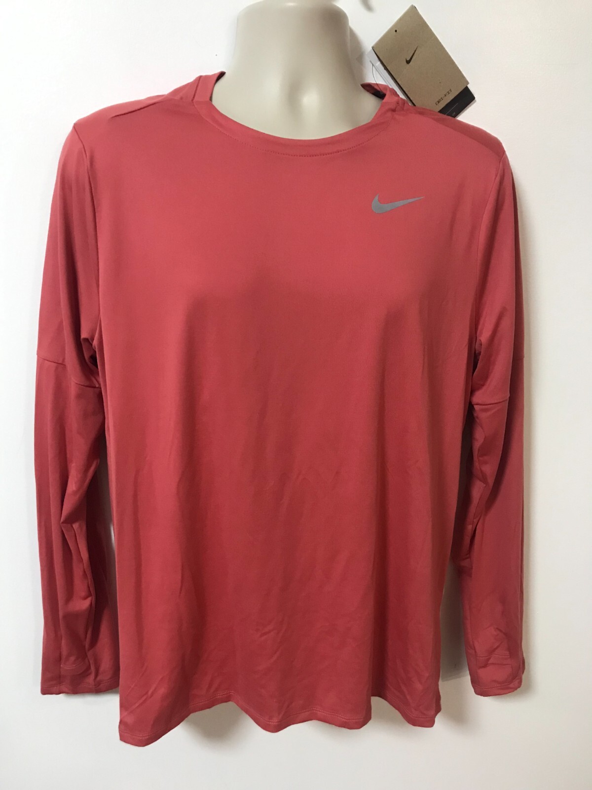Nike Dri-FIT Men’s Size M Adobe UPF 40+ Crew Element Running Shirt $60 NWT