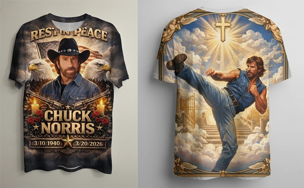 Rare 1940-2026 Chuck Norris Legends Never Die In Lover 3D T-shirt S to 5XL GG261