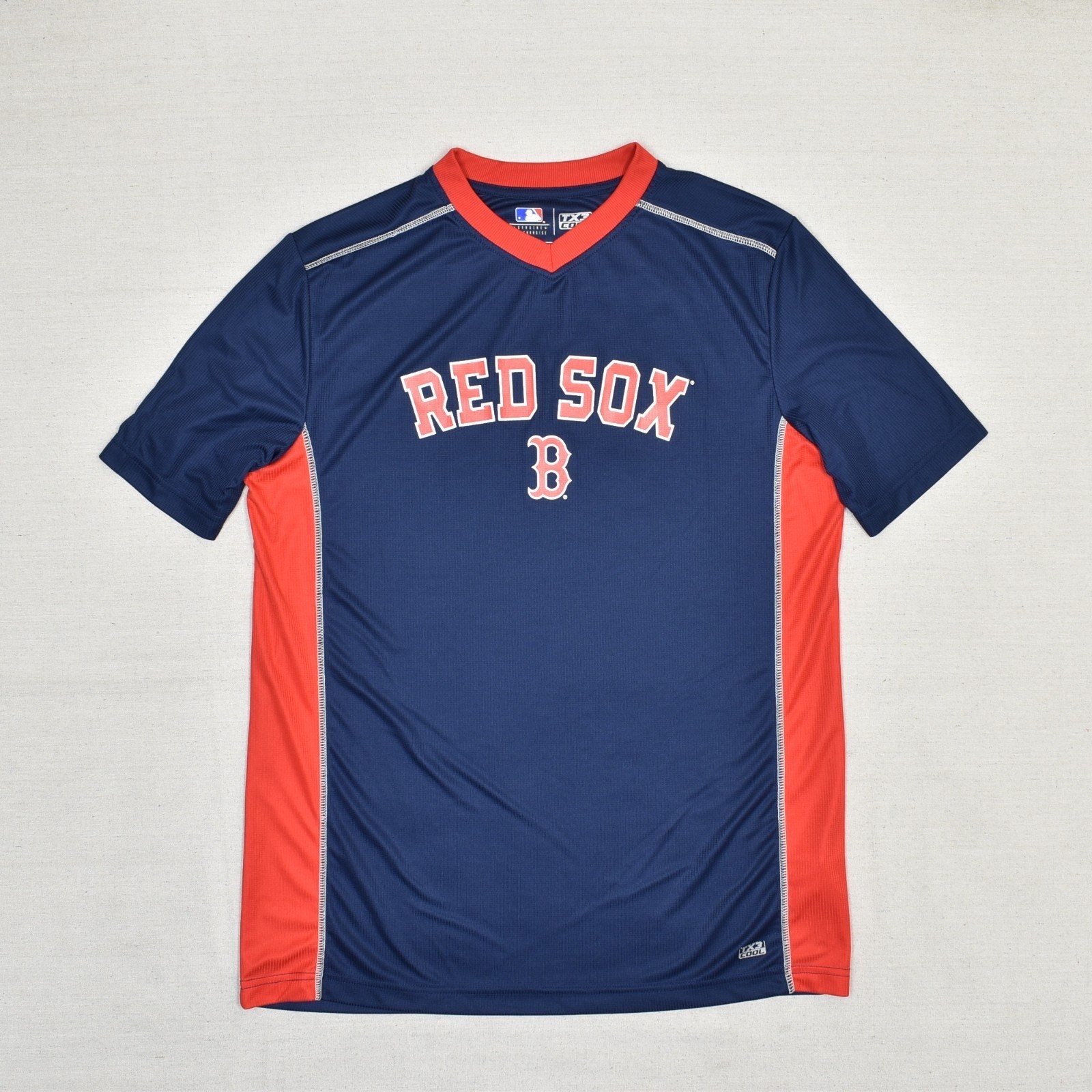 MLB Men’s Tee Jersey Polyester Multicolor Size XL Red Sox Betts #50 Baseball
