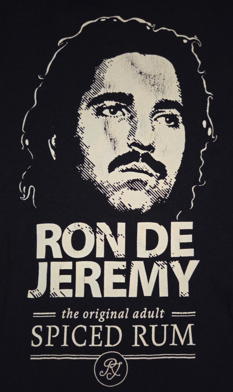 RON JEREMY Ron De Jeremy Spiced Rum “FOR ADULTS ONLY” PROMO T shirt Gildan XL