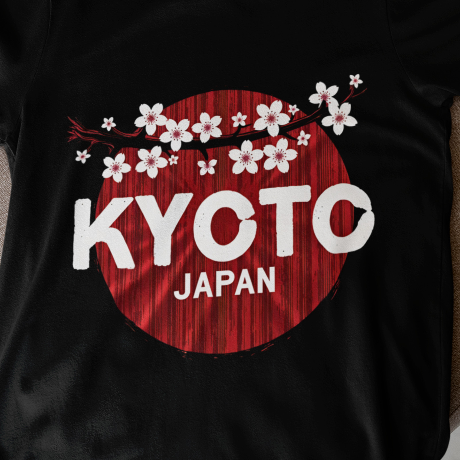 Kyoto Japan Shirt Cherry Blossom Travel Graphic Tee Unisex