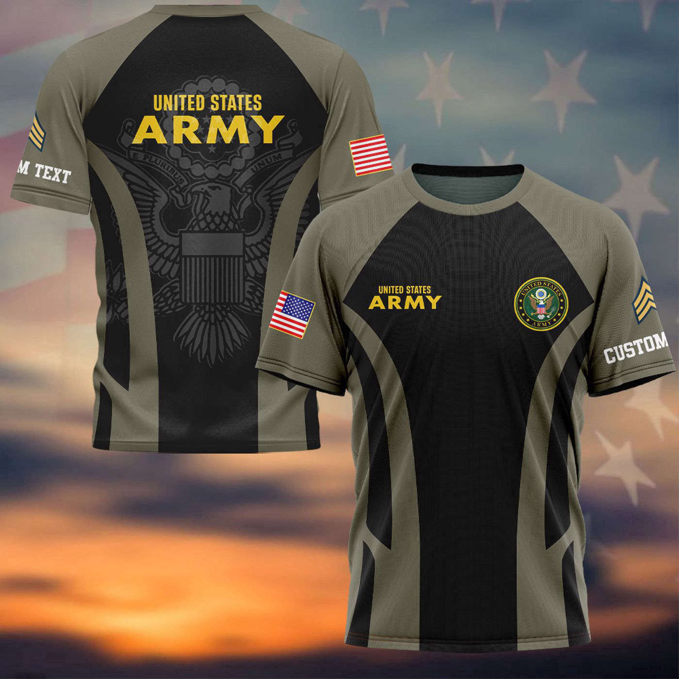 Show Your Patriotism with Custom U S Veteran T-Shirt: 3D Print All