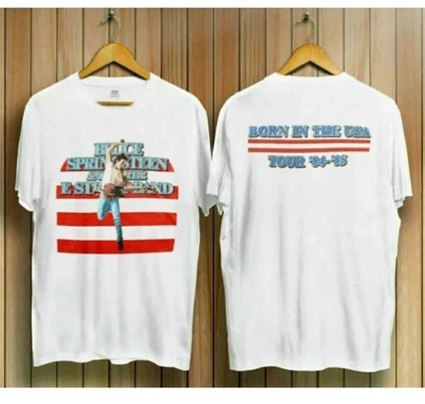 Bruce Springsteen and E Street Band Born in USA Tour 84-85 T-Shirt