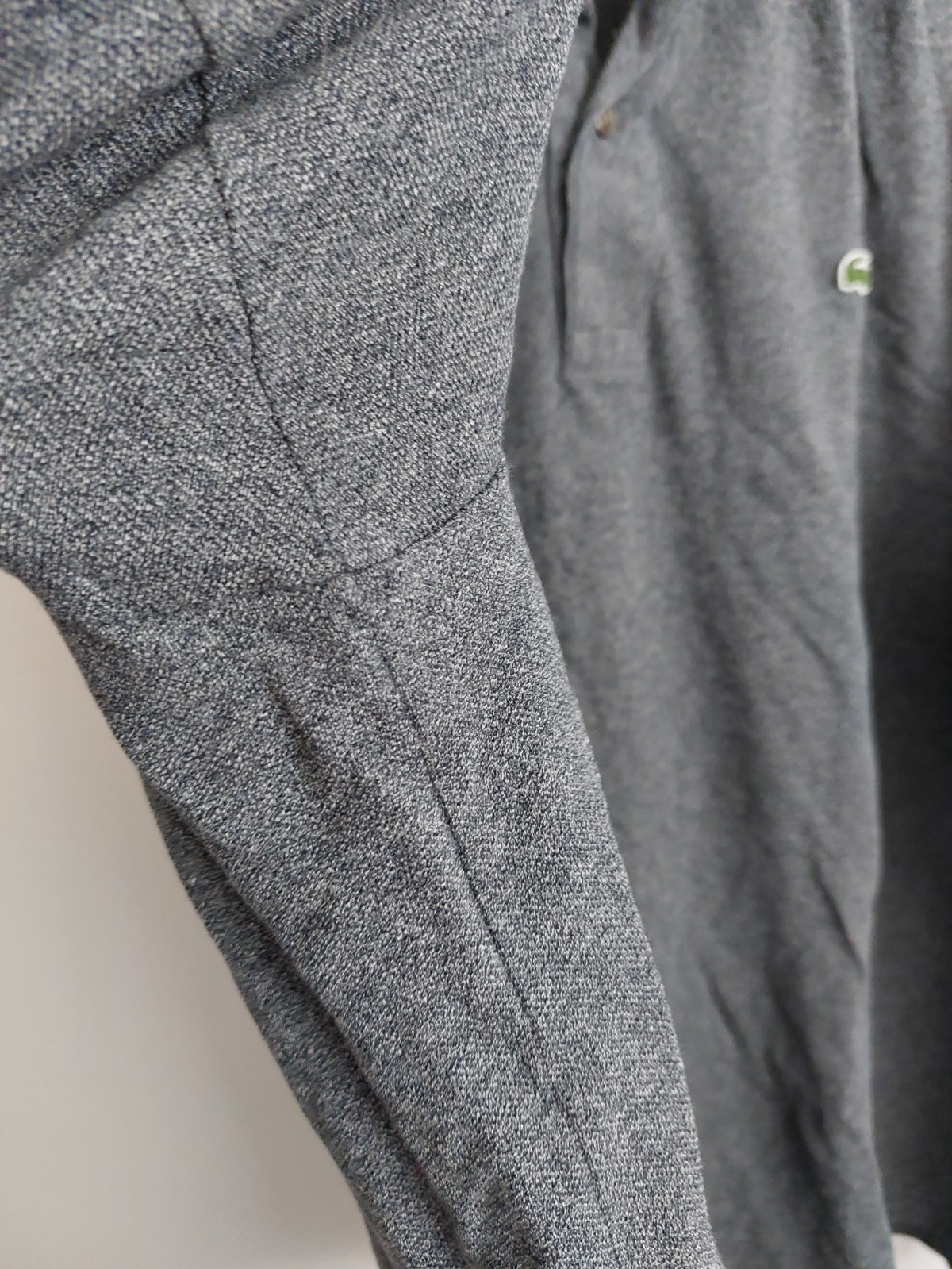 LACOSTE 5XL (SIZE 10) GREY POLO SHIRT USED VERY GOOD CONDITION